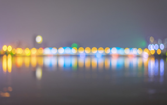 燈光虛化背景