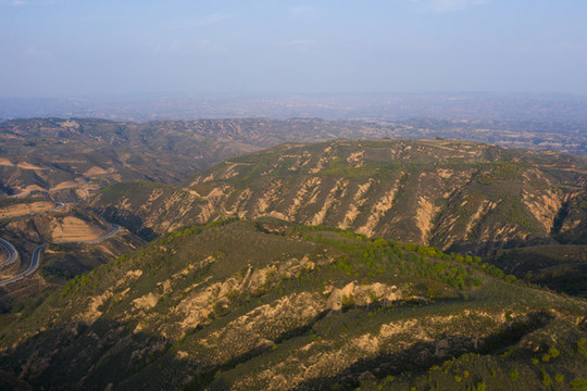 黃河乾坤灣黃土高原