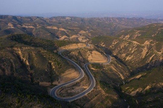 黃土高原黃河公路