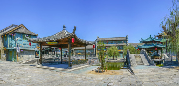 江南古鎮(zhèn)大畫幅