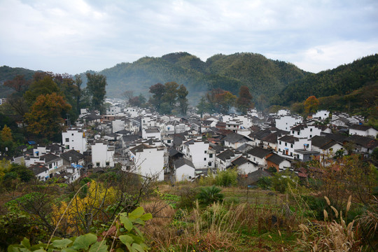 水墨徽派建筑