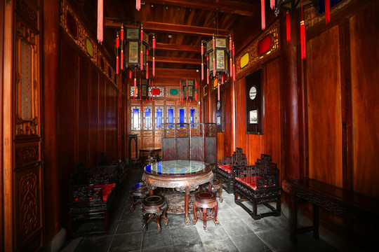 杭州胡雪巖故居廳堂建筑