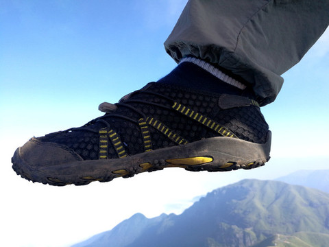 武功山登山者
