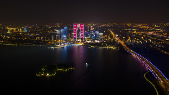 蘇州金雞湖夜景