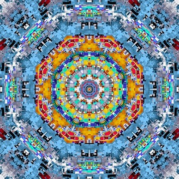彩色幾何圖案