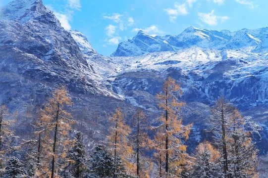畢棚溝雪山