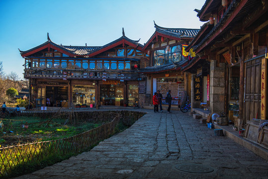 束河古鎮(zhèn)納西民居