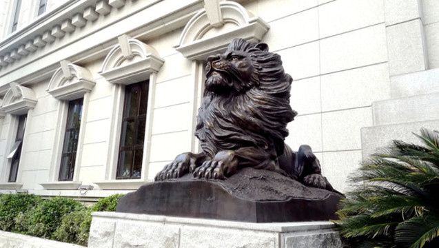門前獅子