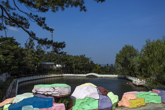 鄉(xiāng)村池塘風(fēng)景