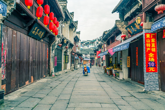徽州古鎮(zhèn)屯溪老街