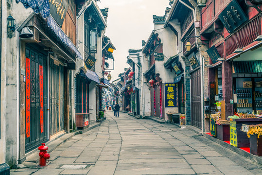 徽州古鎮(zhèn)屯溪老街