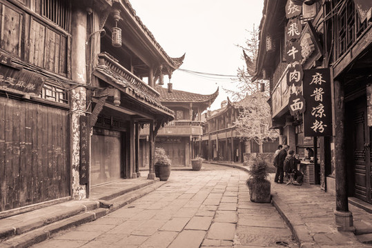成都古鎮(zhèn)老照片