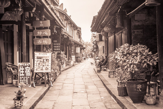 成都古鎮(zhèn)老照片