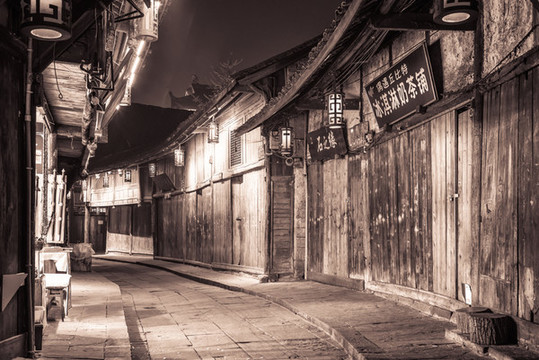 成都古鎮(zhèn)復(fù)古照片