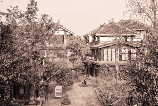 成都古鎮(zhèn)復(fù)古照片