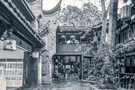 成都古鎮(zhèn)老照片