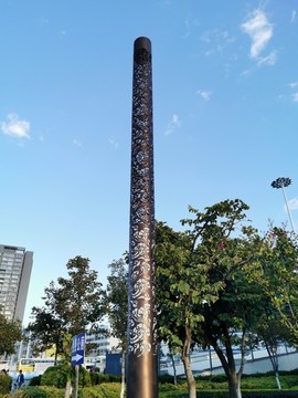 祥云圖案鏤空景觀燈