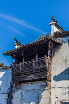 江西婺源鄉(xiāng)村徽派建筑
