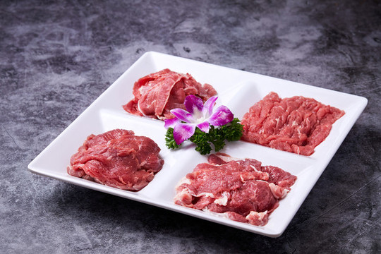 手切鮮肉拼盤