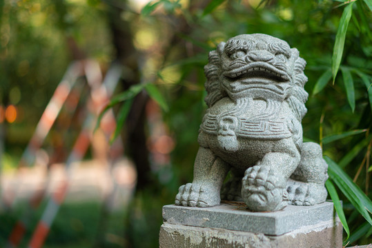 運河石獅子