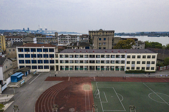 宜都市枝城小學(xué)航拍