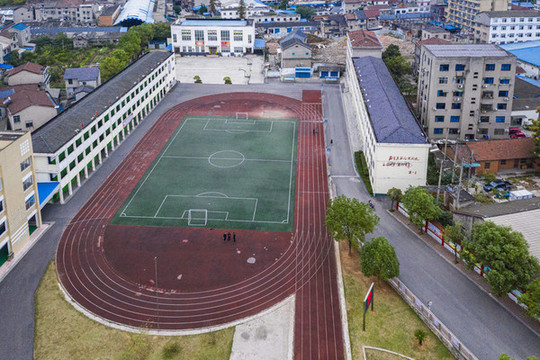 宜都市枝城小學(xué)航拍