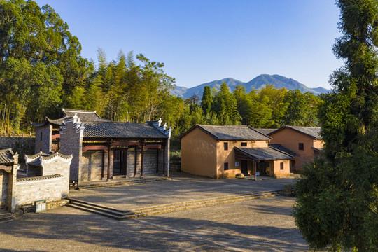 井岡山八角樓航拍