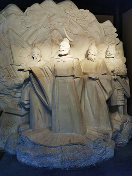 塘棲古鎮(zhèn)始皇東巡浮雕