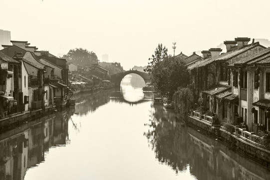 運(yùn)河古橋老照片