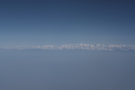 航拍天山