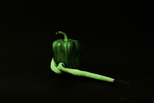 青椒和豆角