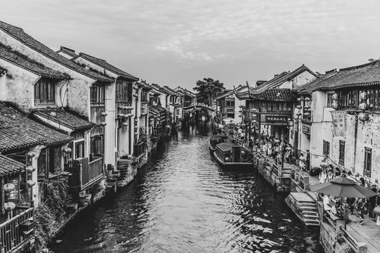 古鎮(zhèn)復古照片