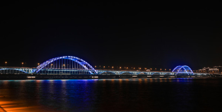 杭州復興大橋夜景
