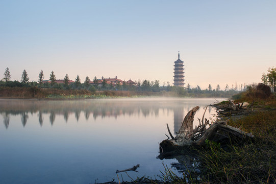 大運(yùn)河晨景