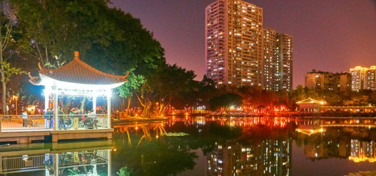 荔灣湖夜景