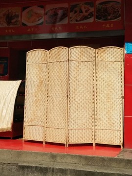 竹編隔斷