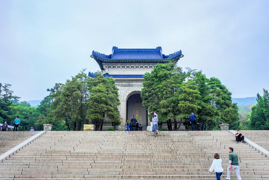 南京中山陵碑亭