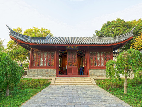 南京玄武湖公園武廟閘