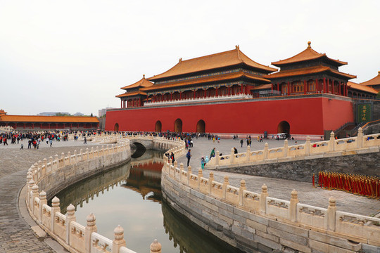 金水河和午門(mén)