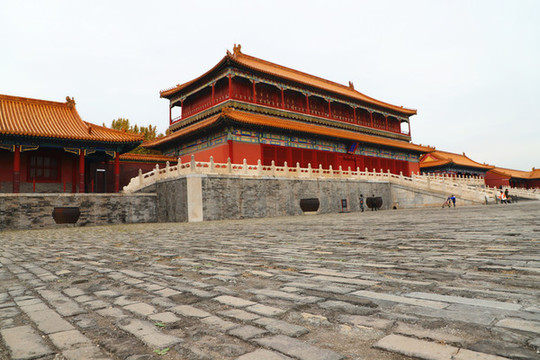 太和殿廣場上古老地磚