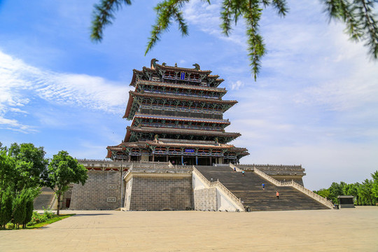 山西永濟鸛雀樓