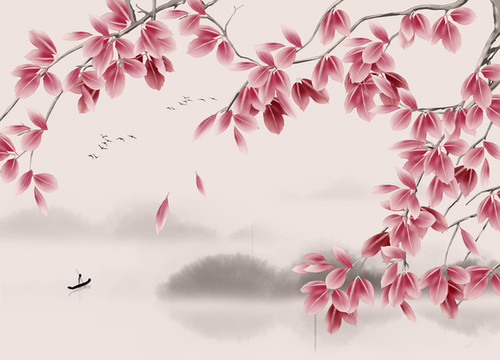 山水花鳥裝飾
