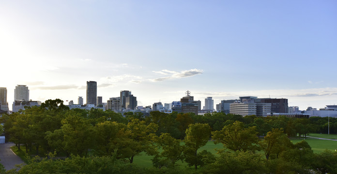 日本大阪城風(fēng)光