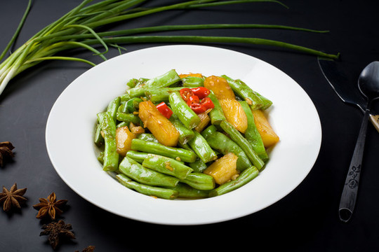 小炒四季豆