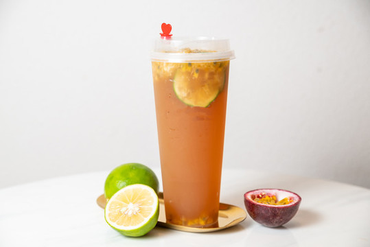 青檸百香果綠茶