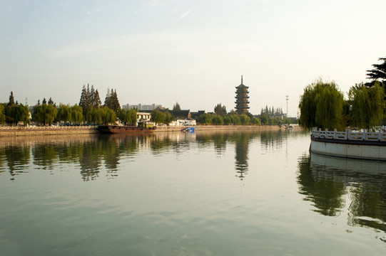 大運河畔文峰寺
