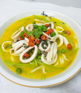 黃金魷魚湯