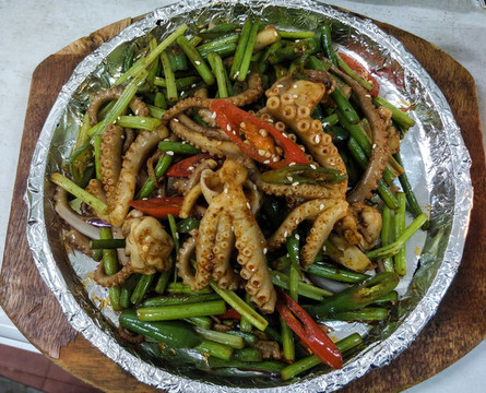 鐵板錫紙魷魚