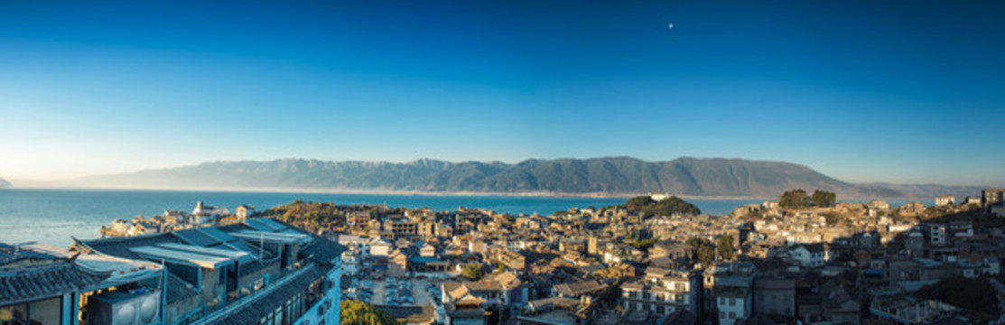 雙廊全景素材