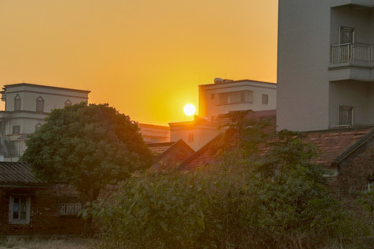 夕陽